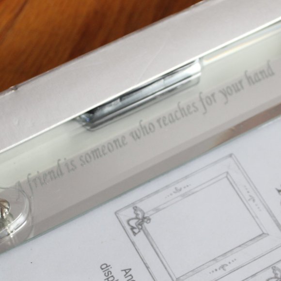 Angelic Reflections Mirrored Glass Picture Frame - Picture 4 of 10